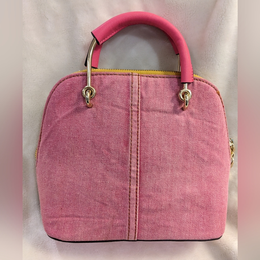 OOAK Pretty in Pink Embellished NICOLE LEE Crossbody Bag NEW - Picture 7 of 16